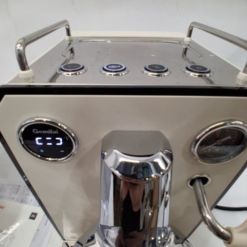 GEMILAI OWL 15 BAR SEMI-AUTOMATIC ESPRESSO COFFEE MACHINE WITH MILK FROTHER STEAM WAND - IVORY WHITE (MODEL: G3006) image 2