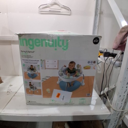 INGENUITY SPRING & SPROUT 2-IN-1 ACTIVITY JUMPER & TABLE - 6M-24M - FIRST FOREST (MODEL: 12903) image 6