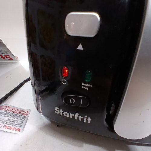 STARFRIT OIL FRYER WITH REMOVABLE CERAMIC BOWL, ADJUSTABLE TEMPERATURE CONTROL - 2.5L - BLACK - (MODEL:DF-118) image 2