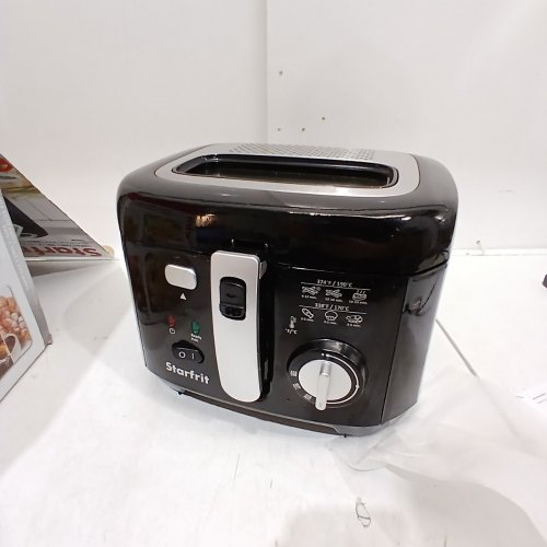STARFRIT OIL FRYER WITH REMOVABLE CERAMIC BOWL, ADJUSTABLE TEMPERATURE CONTROL - 2.5L - BLACK - (MODEL:DF-118) image 3
