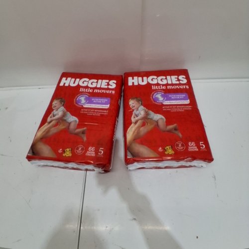 132PK HUGGIES® LITTLE MOVERS DIAPERS - SIZE 5 - LION KING image 2