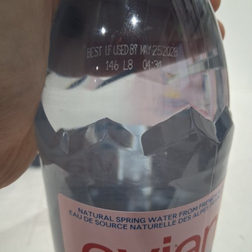 10PK EVIAN NATURAL SPRING WATER BOTTLES LIMITED EDITION 200 YEARS YOUNG - 1 L/EACH image 2
