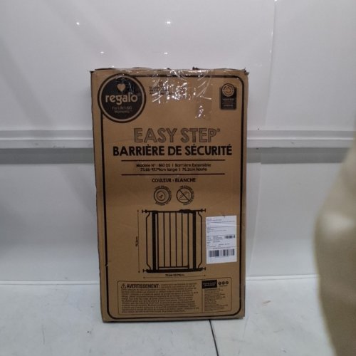 REGALO EASY STEP BABY GATE - 29" TO 38.5" - WHITE (MODEL 1160) image 4
