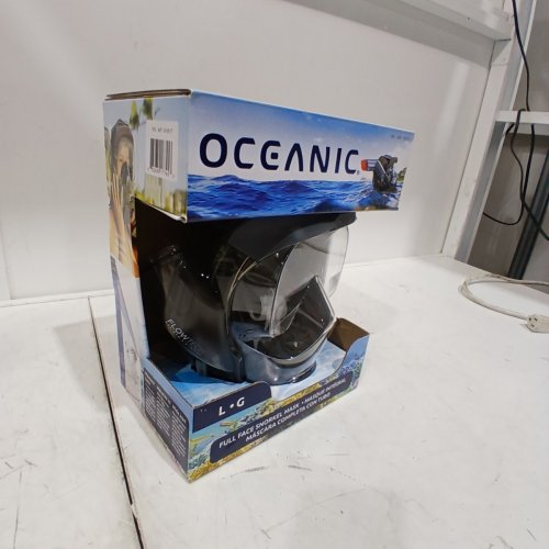 OCEANIC FULL FACE SNORKELING MASK - BLACK/CLEAR (MODEL: 1819517) image 3
