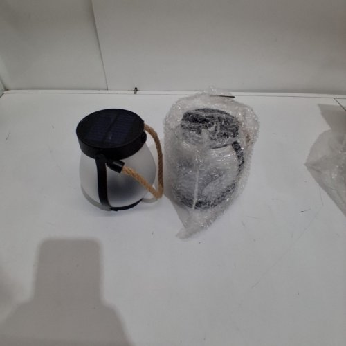 2PK SOLAR POWERED LAMP LED FLAME LANTERN image 3