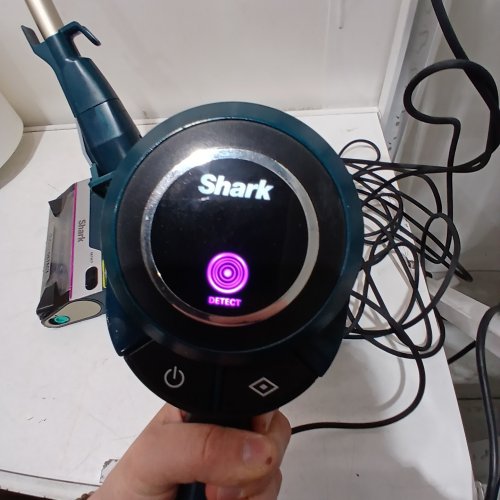 SHARK POWERDETECT DUO CLEAN DETECT ULTRA-LIGHT CORDED STICK VACUUM WITH DUOCLEAN - TEAL/PURPLE (MODEL: HZ4000C) image 2
