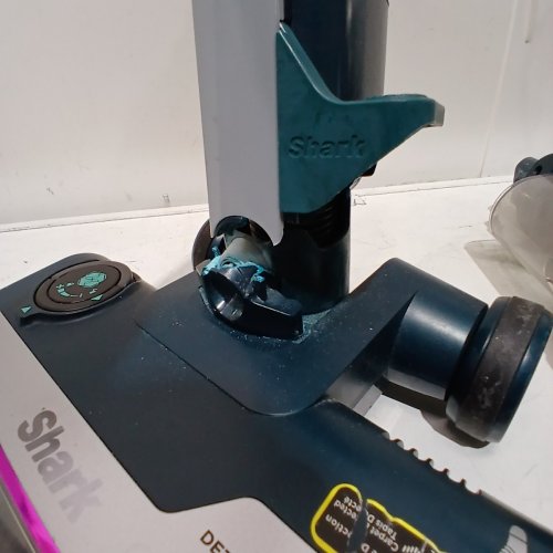 SHARK POWERDETECT DUO CLEAN DETECT ULTRA-LIGHT CORDED STICK VACUUM WITH DUOCLEAN - TEAL/PURPLE (MODEL: HZ4000C) image 5