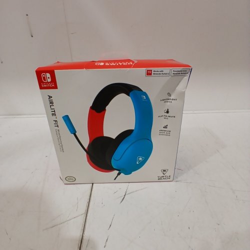 TURTLE BEACH NINTENDO SWITCH AIRLITE FIT WIRED GAMING HEADPHONES - RED/BLUE/BLACK (MODEL: TBS-8002-25) image 2