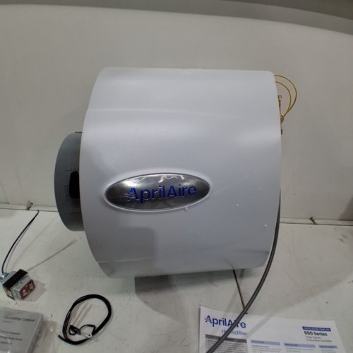 APRILAIRE MODEL 600 AUTOMATIC WHOLE HOUSE LARGE CAPACITY FURNACE HUMIDIFIER - UP TO 4000 SQFT - WHITE/GREY (MODEL: 600) image 2