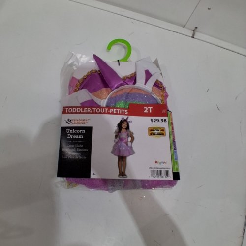 3PC TODDLERS DISGUISE LIGHT UP UNICORN COSTUME SET - 2T - PINK / PURPLE (STYLE: UNICORN DREAM) image 2
