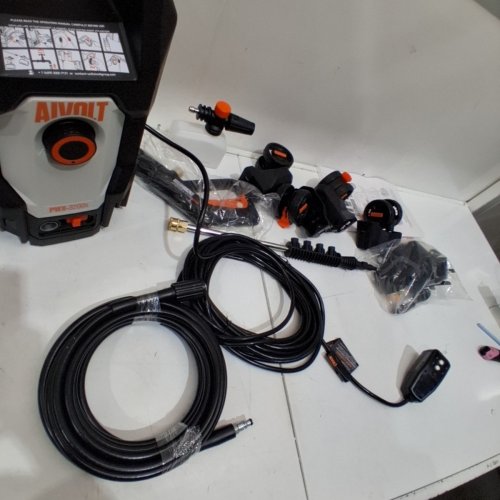 AIVOLT ELECTRIC PRESSURE WASHER - 25FT HOSE / 36FT CABLE - 2400PSI - 1.76GPM - BLACK/ORANGE (MODEL: PWX-3200S) image 4