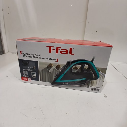 T-FAL ULTRAGLIDE PLUS ENHANCED STEAM IRON WITH CALCIUM COLLECTOR - BLACK/TEAL (MODEL: 1980969/FV5871Q0) image 5