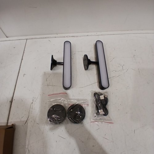 2PK RECHARGABLE WALL LIGHT WITH REMOTE - BLACK - (MODEL:WL05) image 4
