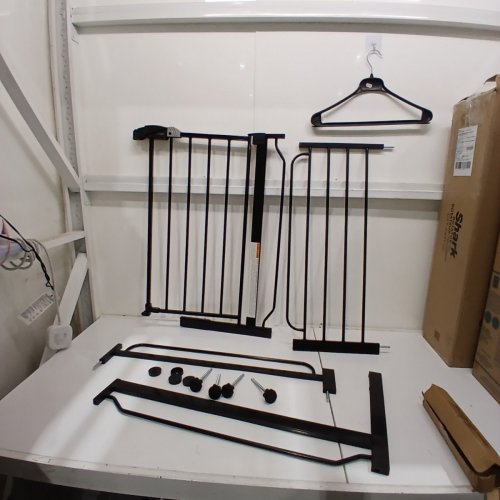 REGALO EASY STEP EXTRA WIDE SAFETY GATE - 29 - 49" X 30" - BLACK (MODEL: 1164 EB DS) image 2