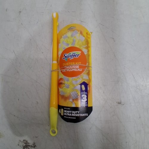 SWIFFER HEAVY DUTY SUPER EXTENDER HANDLE DUSTER WITH DUSTER HEADS - 3FT - YELLOW image 3