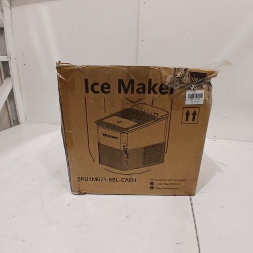 EUHOMY SELF-CLEANING BULLET COUNTERTOP PORTABLE ICE MAKER WITH ICE SCOOP - MAKES 27LB PER DAY - BLACK (MODEL: IM021-BBL-CAEH) image 5