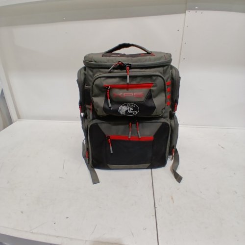 BPS XPS FISHING TACKLE BACKPACK - GRAY/RED image 8