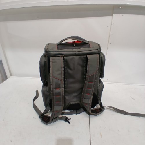 BPS XPS FISHING TACKLE BACKPACK - GRAY/RED image 9