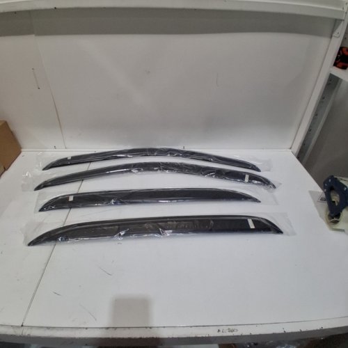 4PC WINDOW DEFLECTORS - FOR TAHOE 2007-2014 - BLACK (MODEL: 815116) image 2