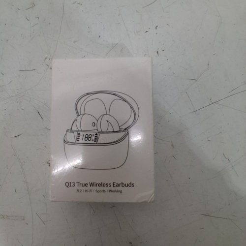 TRUE WIRELESS BLUETOOTH EARBUDS - GREY / WHITE (MODEL: Q13) image 2