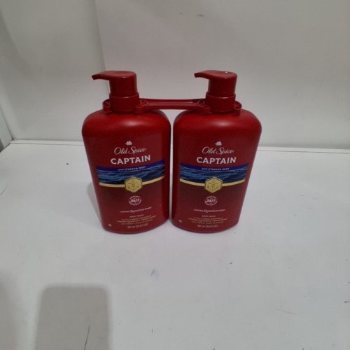 2PK OLD SPICE CAPTAIN BODY WASH - OCEAN MIST - 987ML/EACH image 2