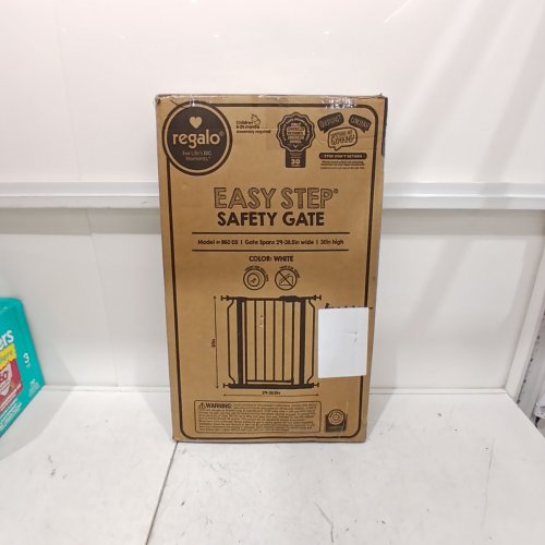 REGALO EASY STEP SAFETY GATE - 29"- 38.5" - WHITE (MODEL : 1160-DS) image 4