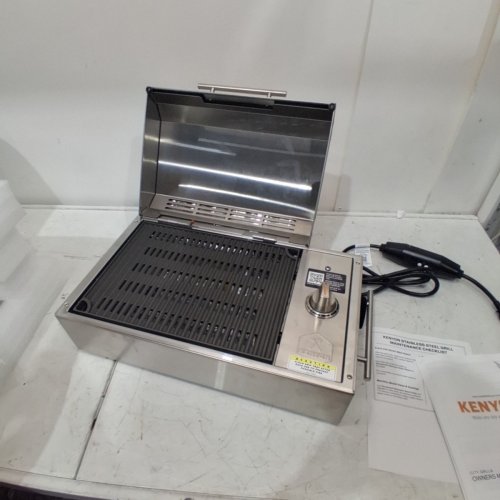 KENYONCITY GRILL INDOOR & OUTDOOR PORTABLE ELECTRIC GRILL - 120 V - 1300W - STAINLESS STEEL (MODEL: B70200) image 5