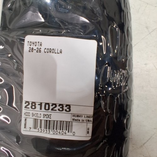 HUSKY LINERS HOOD SHIELD FOR 2020-2026 TOYOTA COROLLA - SMOKE (ITEM: 2810233) image 2