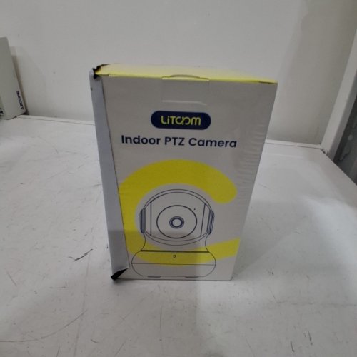 LITOKAM LITTLE ELF INDOOR SECURITY CAMERA - 2K RESOLUTION, 360 MOTION, NIGHT VISION, COMPATIBLE WITH ALEXA - BLACK (MODEL : LF-P1T) image 2