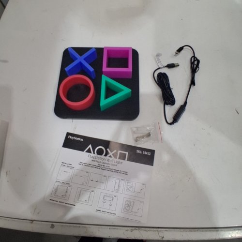 PLAYSTATION WALL LIGHT WITH TOUCH CONTROLLER SWITCH - MULTICOLOUR image 4