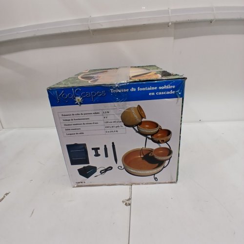KOOLSCAPES KYOTO SOLAR CASCADING FOUNTAIN KIT (MODEL: CSFK-5) image 7