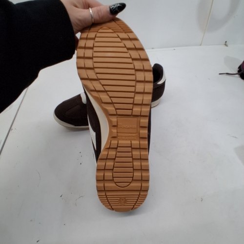 WOMENS NO BOUNDARIES SHOES SNEAKERS - 9 - BROWN AND WHITE (STYLE: 22ORIGINALW25) image 4