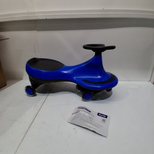HURTLE SWING RIDE ON WIGGLE CAR - 250LBS CAP - BLUE (MODEL: HUSWC27BL ) image 2