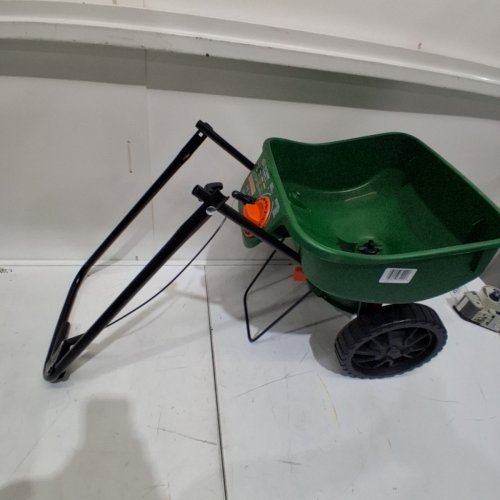 SCOTTS TURF BUILDER EDGEGUARD MINI BROADCAST SPREADER - GREEN image 2