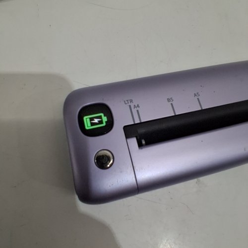 RONGTA WIRELESS BLUETOOTH PRINTER - 8.5" X 11" US LETTER SIZE - INKLESS PRINTER COMPATIBLE WITH PHONE AND LAPTOP - PURPLE - (MODEL: F81) image 2