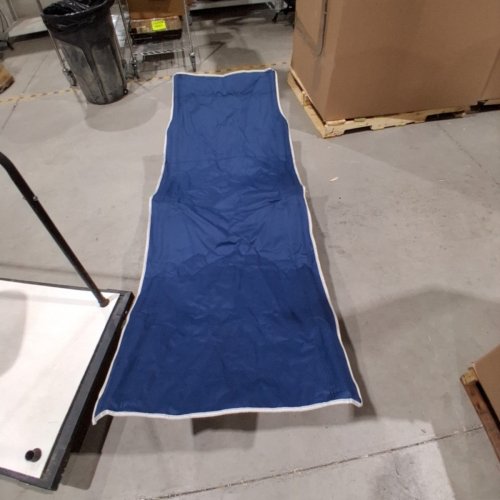 OVERMONT PORTABLE EXTRA WIDE CAMPING COT - 550LBS CAPACITY - NAVY (MODEL: OM006012) image 3