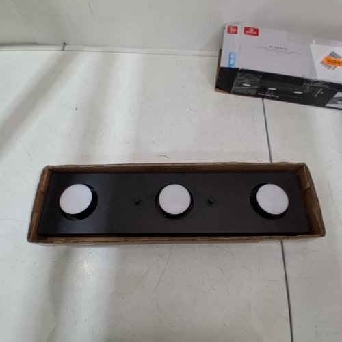 GLOBE ELECTRIC BLEECKER 3-LIGHT LED INTEGRATED TRACK LIGHTING - 21W - 1200LM - 3000K - MATTE BLACK (MODEL: 59941 image 2