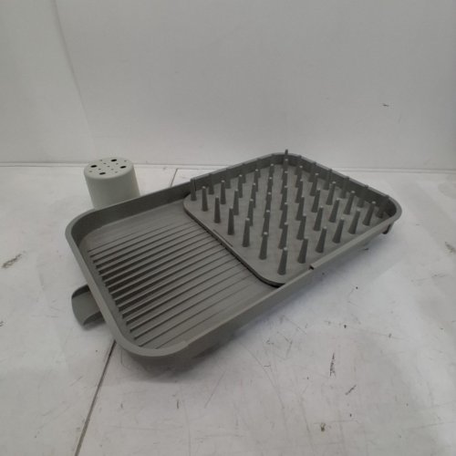 JOSEPH JOSEPH DUO EXPANDABLE DISH DRYING RACK WITH DRAIN - GREY (MODEL: 851659) image 3