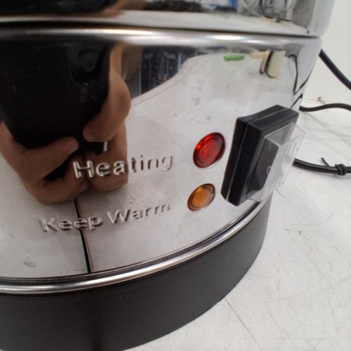 NUTRICHEF HOT WATER DISPENSER WITH SAFETY LOCK LID - FOOD GRADE STAINLESS STEEL - 19L CAPACITY (MODEL: NCSTKTL19L) image 2