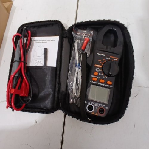 PROSTER DIGITAL CLAMP METER - 6000COUNTS 800A -BLACK (MODEL: CM6000 PLUS) image 2