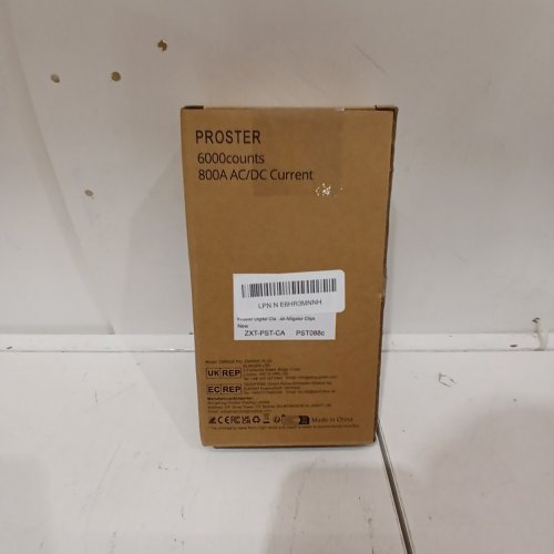 PROSTER DIGITAL CLAMP METER - 6000COUNTS 800A -BLACK (MODEL: CM6000 PLUS) image 3