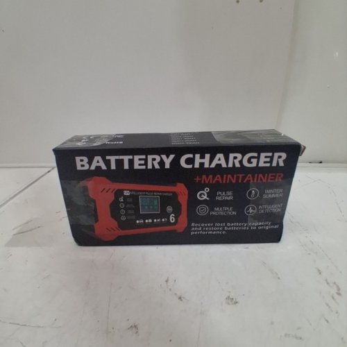COREBOX 12V CAR BATTERY CHARGER & MAINTAINER - RED/BLACK (MODEL: H-6CS) image 4