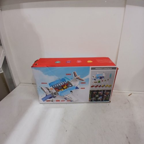 CUTESTONE TOY AIRPLANE PLAYSET WITH LIGHTS & SOUNDS - BLUE / WHITE (MODEL: 3377-2) image 6