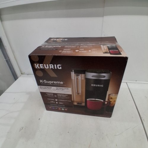 KEURIG K-SUPREME SINGLE SERVE COFFEE MAKER WITH 4 CUP SIZE OPTIONS - 1.9L CAPACITY - BLACK (MODEL: K910) image 5