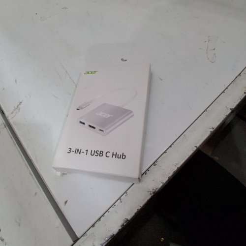 ACER 3 IN 1 USB C TO HDMI MULTI-PORT ADAPTER - 100W CHARGING FOR USB C PHONES / LAPTOP - 5GBPS USB 3.0 GEN1 DATA PORT 4K HDMI PORT - WHITE (MODEL:ODK3A0) image 4