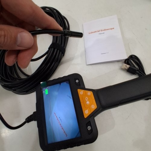 INDUSTRIAL ENDOSCOPE WITH LIGHT - 1080P, FOCAL LENGTH 4-10CM - 32.8FT - BLACK (MODEL: SC08) image 2