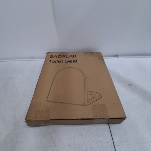 SADALAK U-SHAPE SLOW-CLOSE TOILET SEAT - 18.5" - WHITE image 7