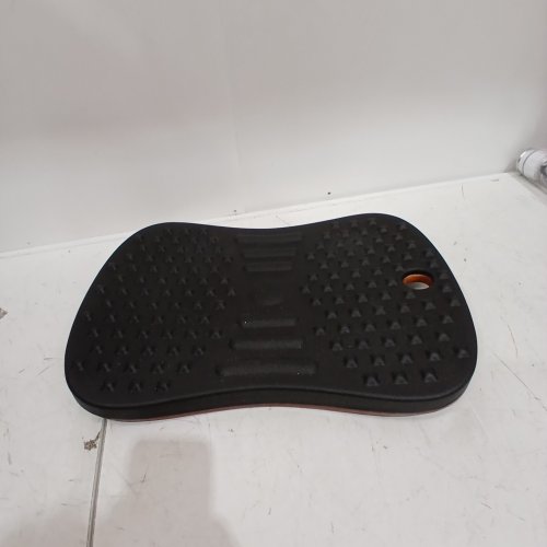 ERGONOMIC WOBBLE BALANCE BOARD - UP TO 320 LBS - BLACK / WOOD image 2
