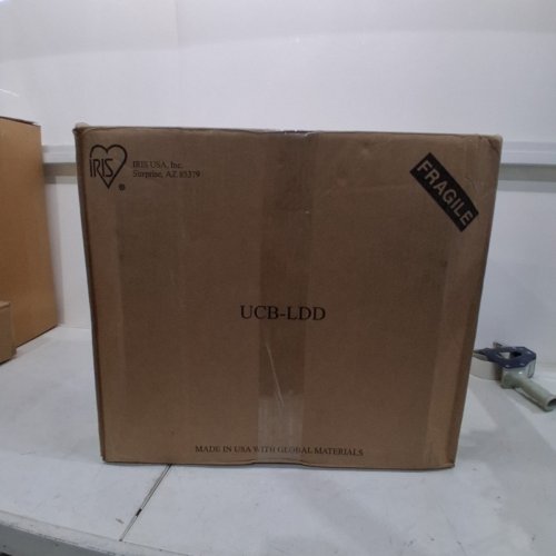 3PK IRIS USA WEATHERPRO WEATHERTIGHT STORAGE BOX - 70L - CLEAR/BLUE (MODEL: UCB-LDD) image 4
