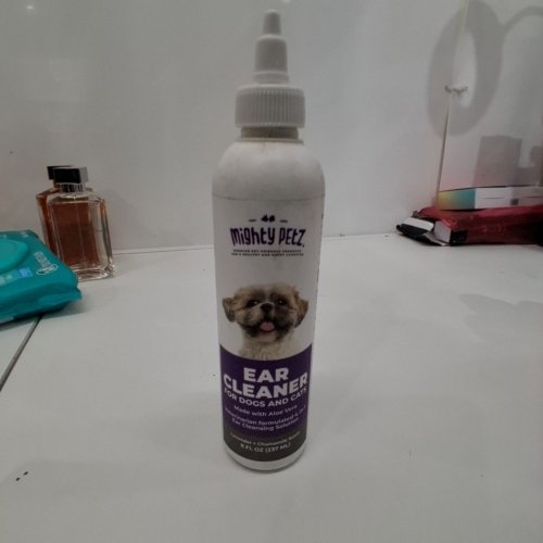 MIGHTY PETZ EAR CLEANER FOR DOGS AND CATS - 8 OZ- LAVENDER + CHAMOMILE SCENT image 3